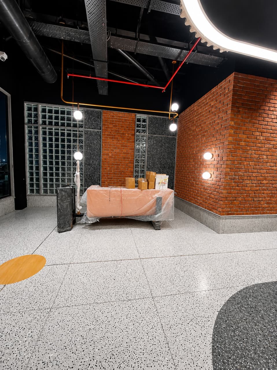 Terrazzo flooring