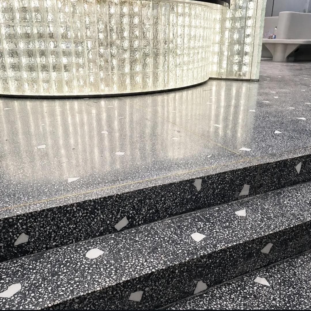 Terrazzo flooring