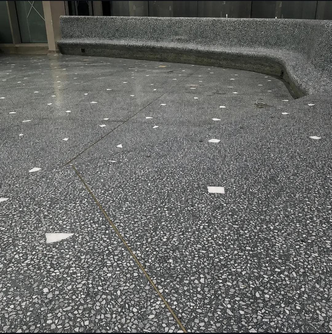 Terrazzo flooring